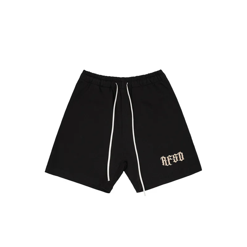 Printed Shorts Tide Loose Street Casual Drawstring Shorts-10