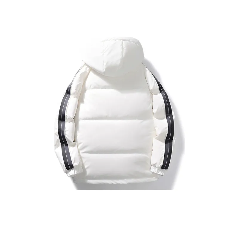 New Arrival Solid Color Slim Fit Stylish Simple Thickened Warm Coat-6