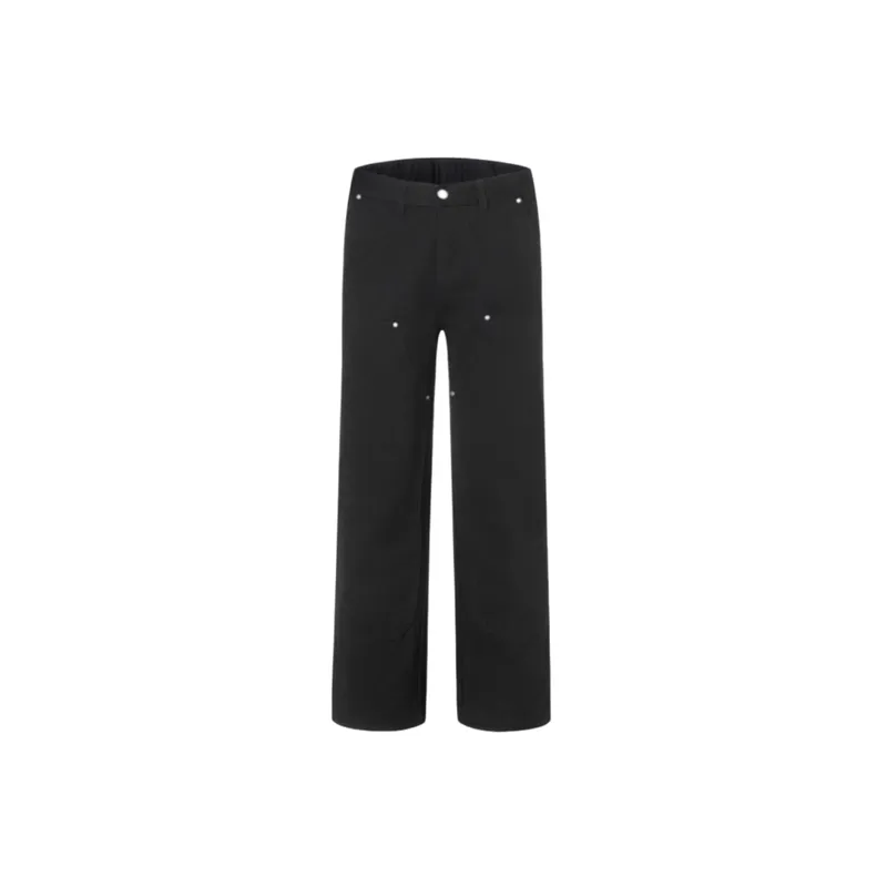 Fashion Loose Cotton Cargo Pants-0