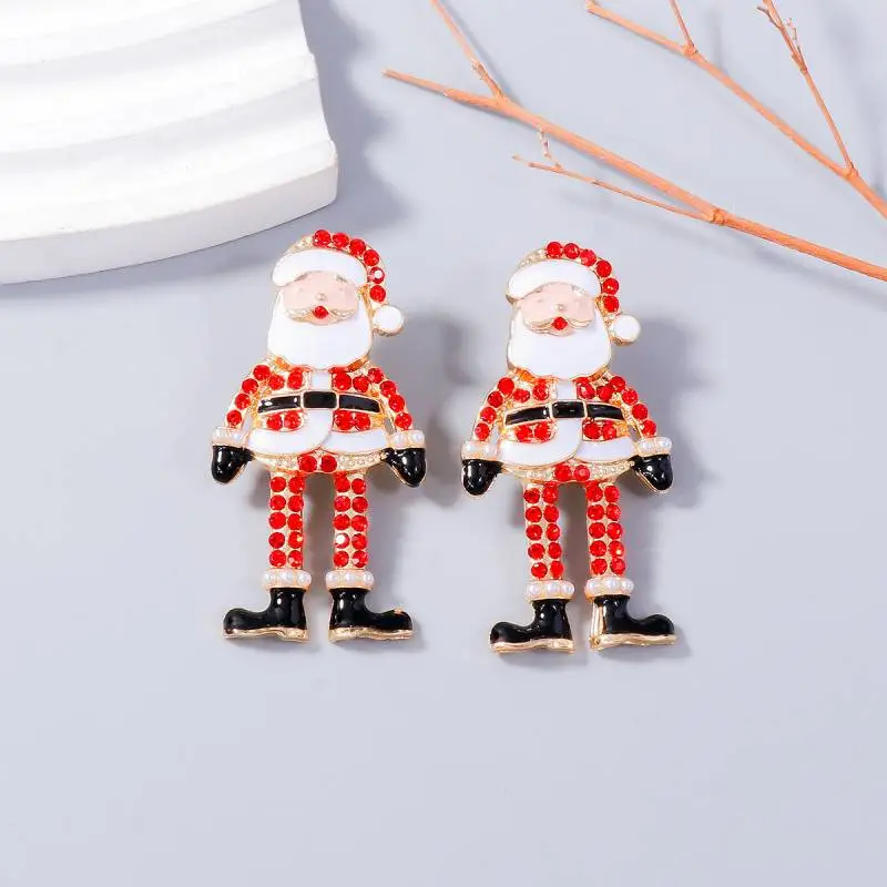 Cute Cartoon Christmas Earring-2