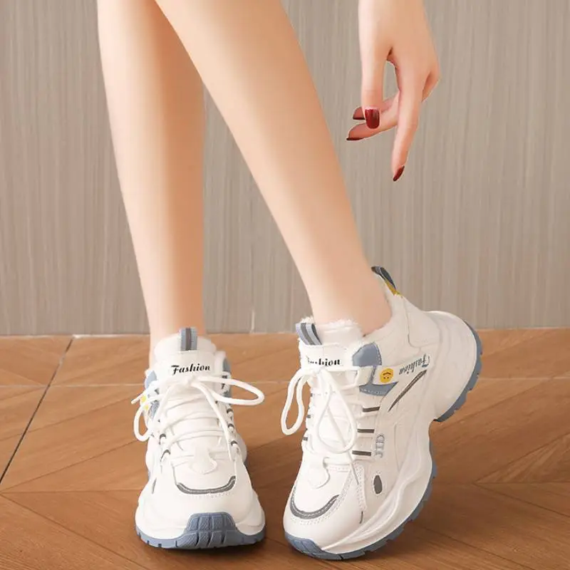 Casual Plain Chunky Sneakers-2