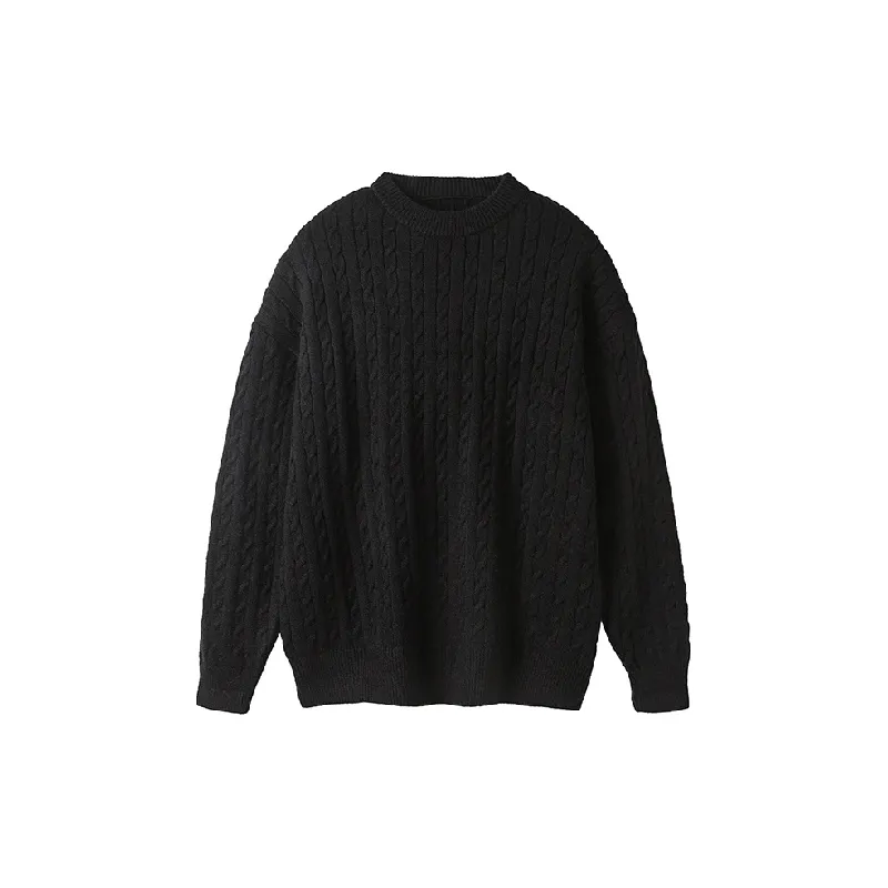 Retro Fashionable Polyester Sweater-2