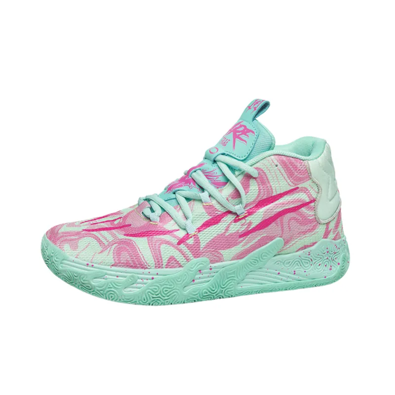 High Top Mesh Running Shoes-4