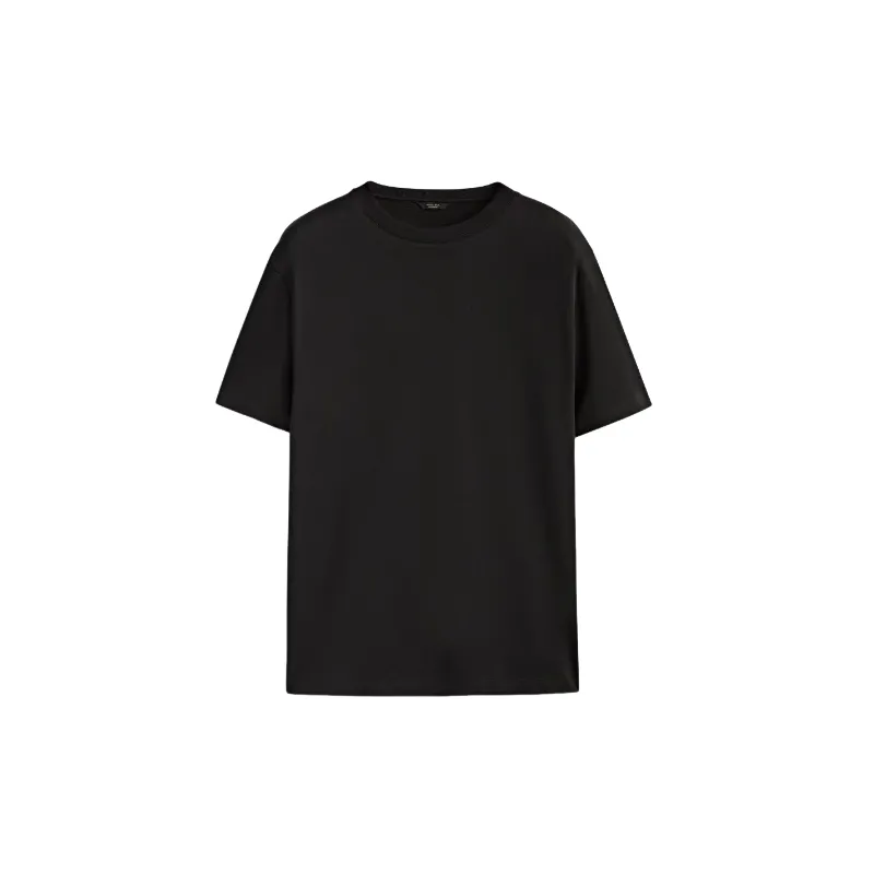 Casual Fashionable Long Staple Cotton T Shirt Unisex-5