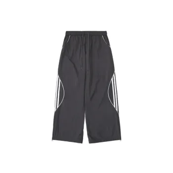 Sporty Retro Polyester Casual Pants