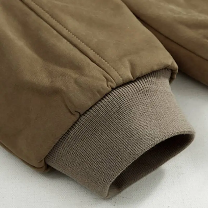 Simple Loose Quilted Jacket-8