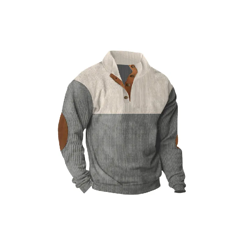 Casual Sports Corduroy Polo-3