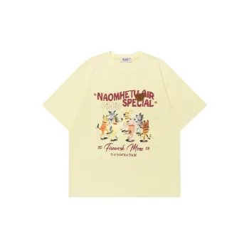 Retro Party Cotton Blended Fabric T Shirt Unisex