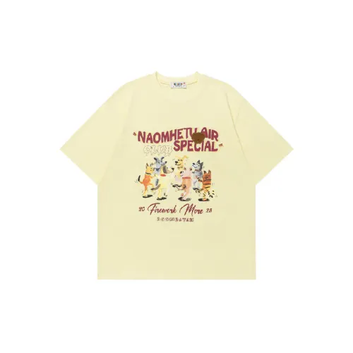 Retro Party Cotton Blended Fabric T-Shirt Unisex