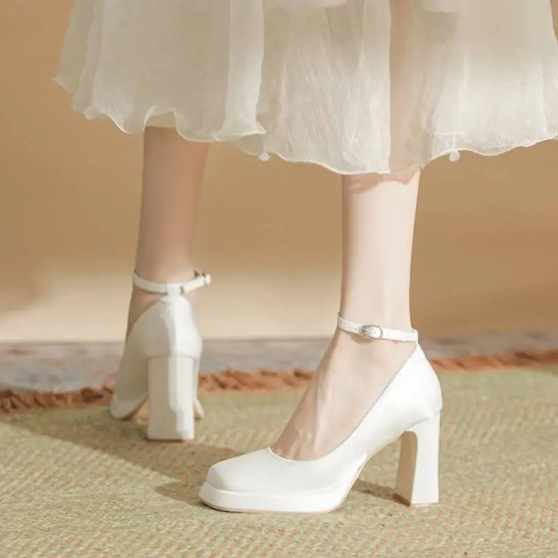 Elegant Plain High Heels-9