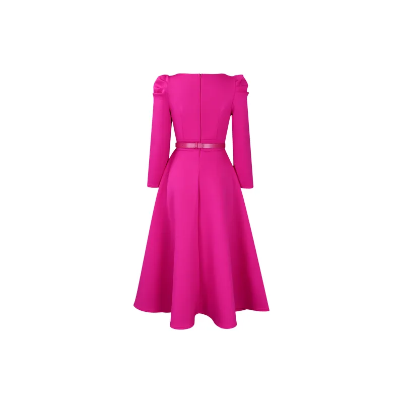 Casual Loose Polyester Dress Women-7
