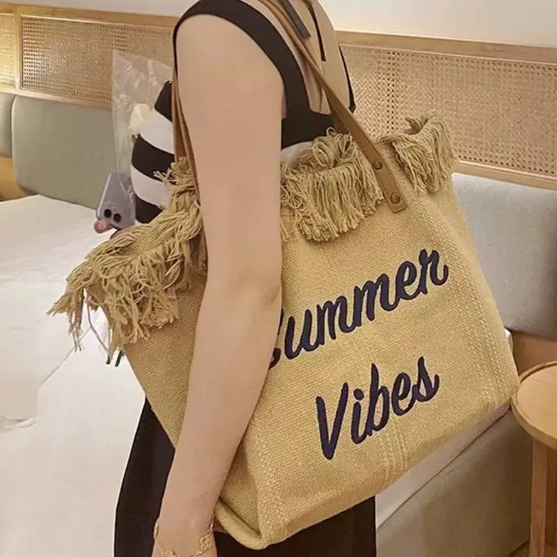 Simple Embroidered Handbag Women-1