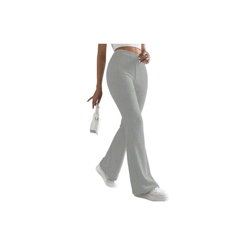Fashionable Plain Casual Pants-3