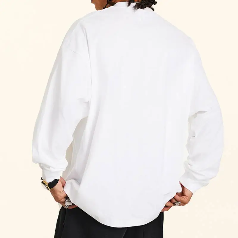 Fashion Loose Cotton T Shirt-3