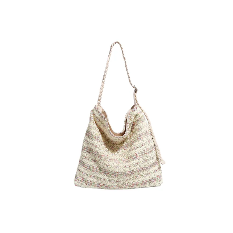 Casual Braid Shoulder Bag-0