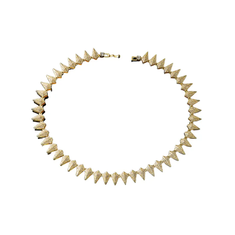 Trendy Diamond Alloy Necklace
