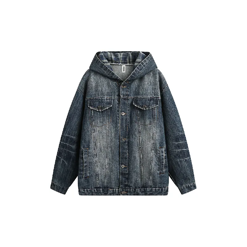 Casual Loose Denim Jacket-0