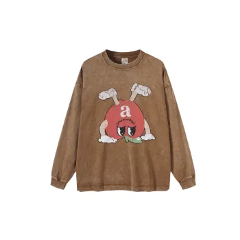 Casual Retro 100% Cotton Sweatshirt