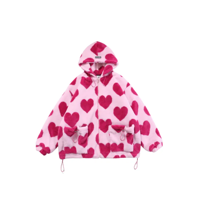 Cute Fashionable Loose Quilted Jacket-5