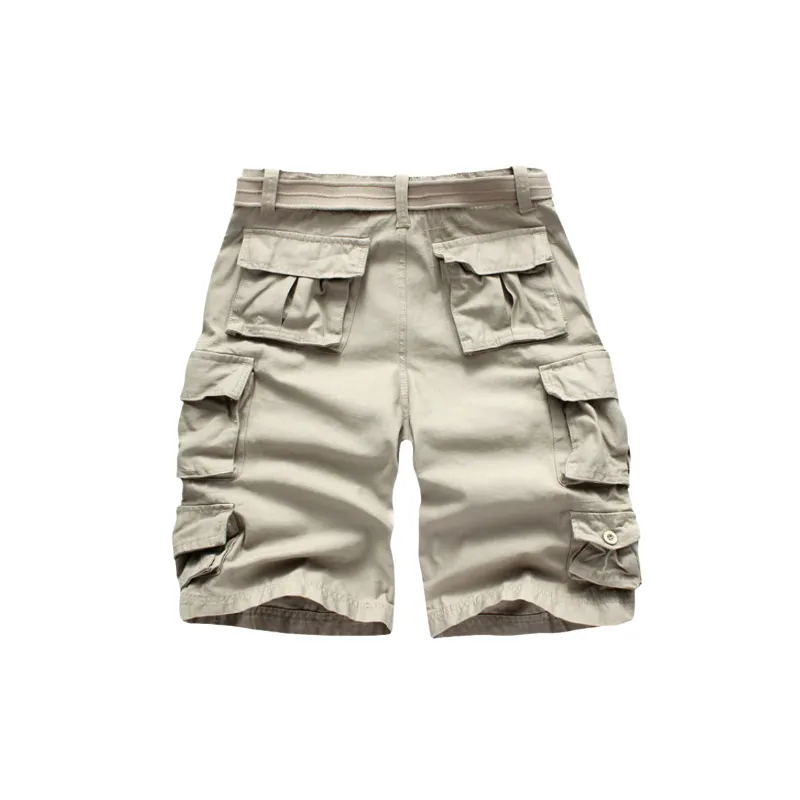 Loose Large Pockets Cargo Shorts-7