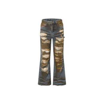 Destroyed Washed Jeans