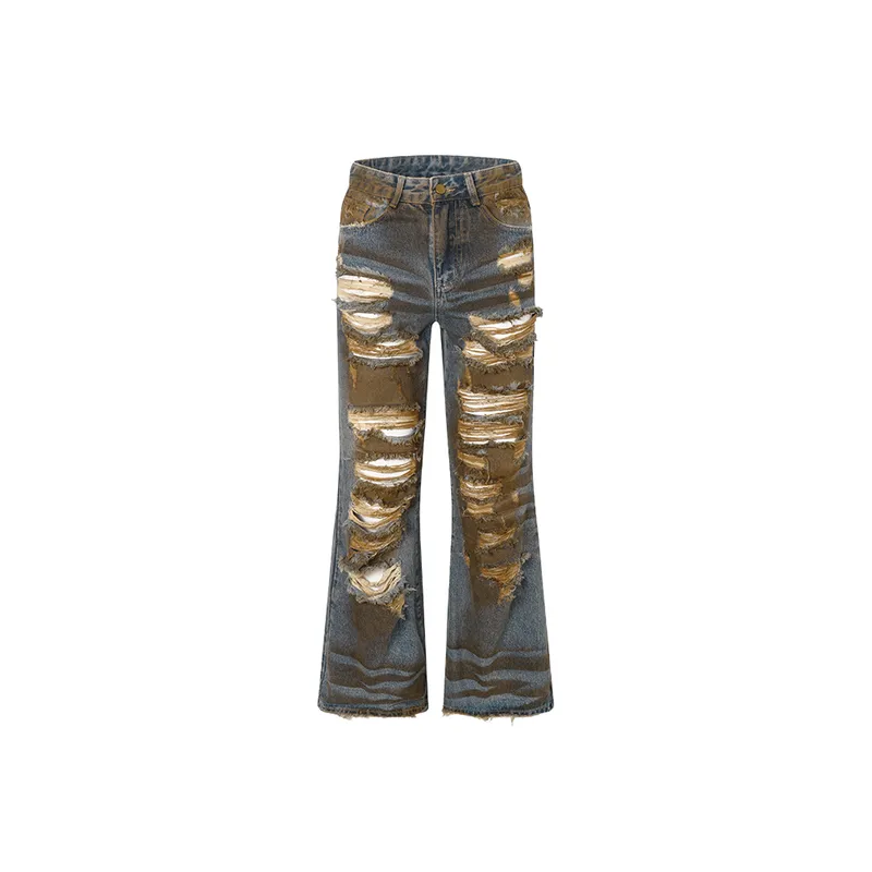 Destroyed Washed Jeans-0
