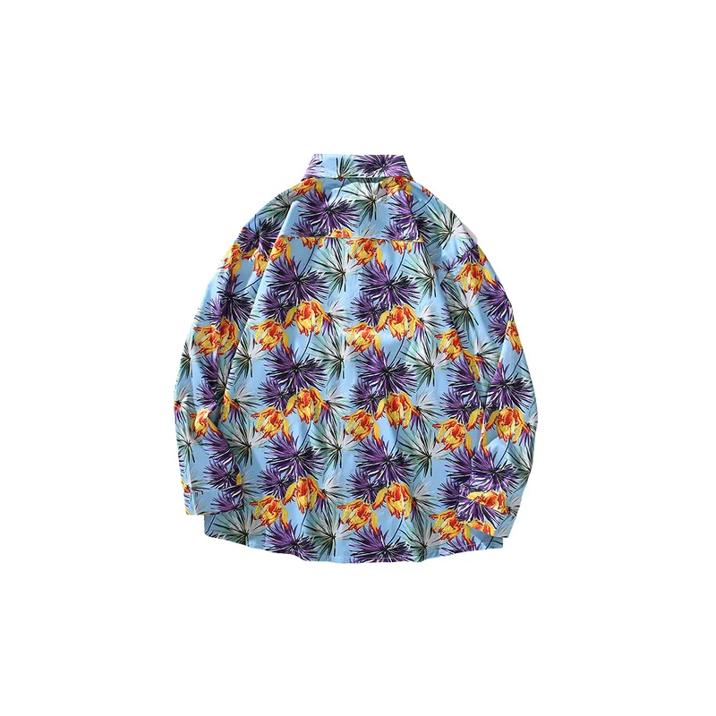 Retro Loose Long Sleeve Shirt-1