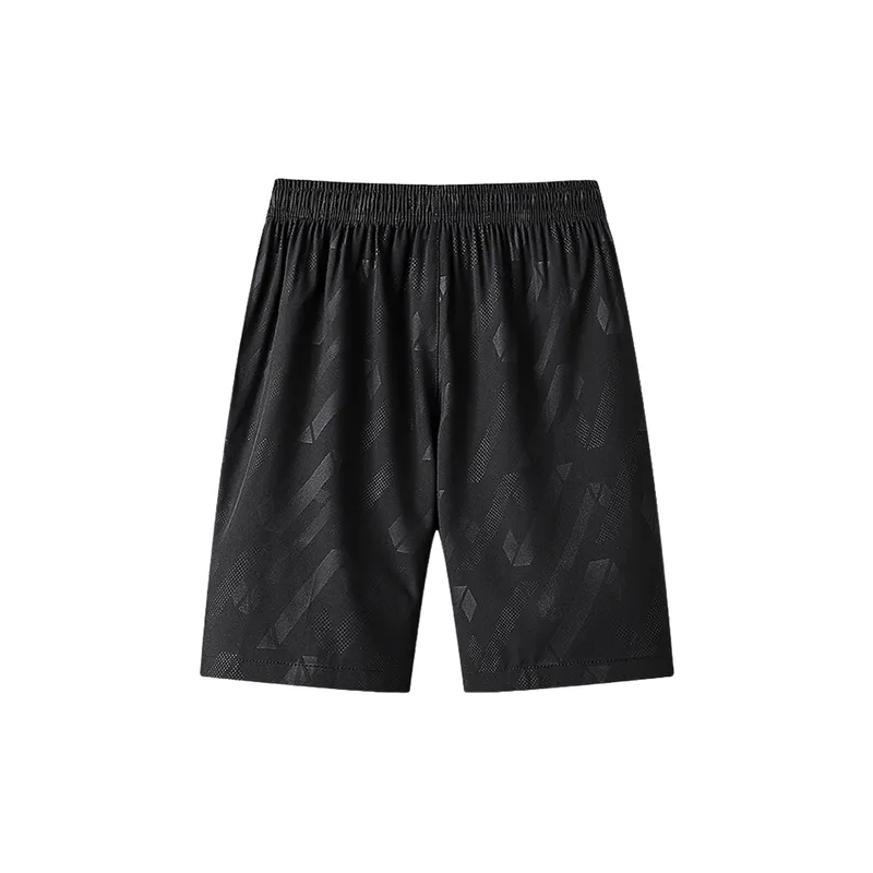 Casual Loose Blended Synthetic Fabrics Sports Shorts-3