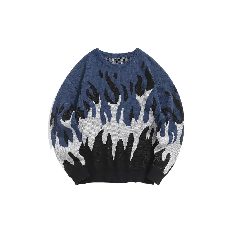 Casual Fashionable Long Sleeve Sweater-4