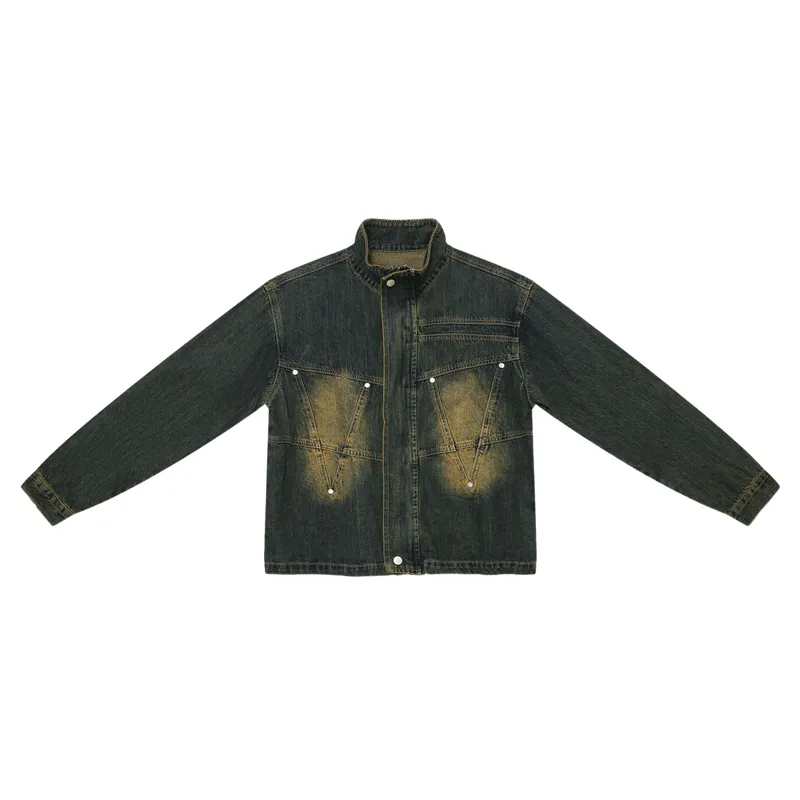 Retro Loose Denim Jacket-0