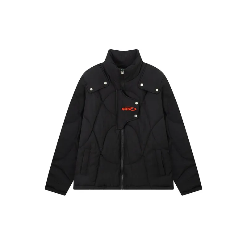 Street Hip Hop Design Loose Wallet Cotton padded Jacket-4