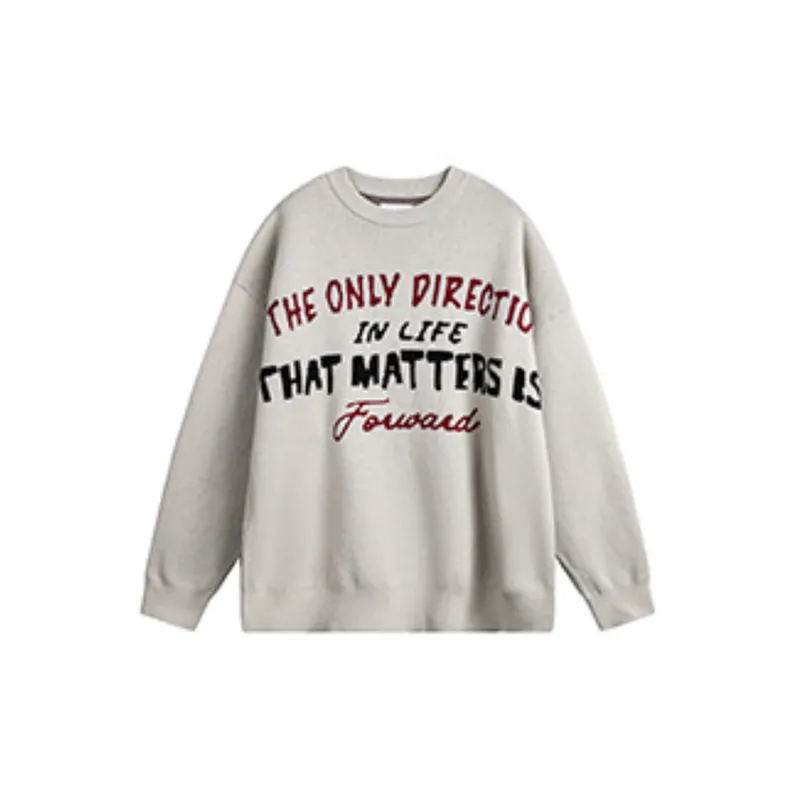 Fashionable Loose Sweater-4