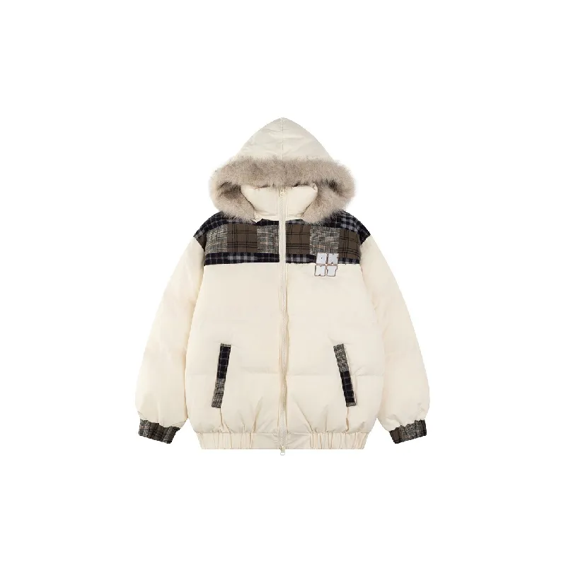 Retro Plaid Quilted Jacket-0