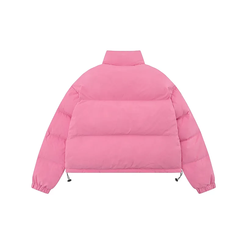 Fashionable Loose Quilted Jacket Women-9