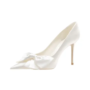 Fashionable Bow High Heels