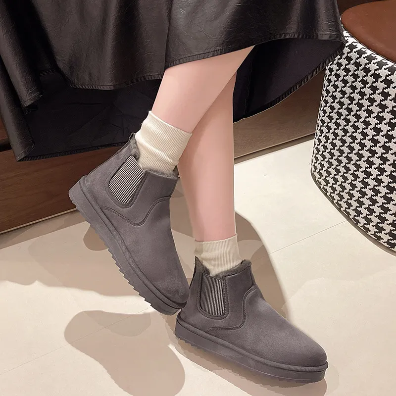 Fashion Simple Snow Boots-13