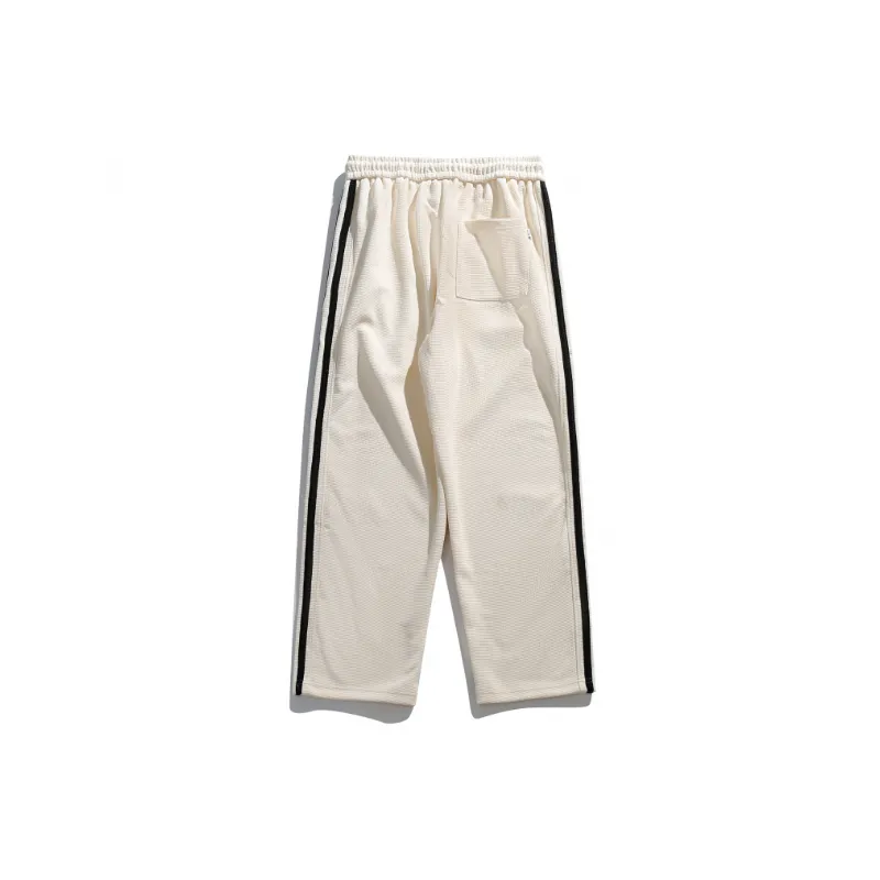 Sporty Straight Leg Casual Pants-1