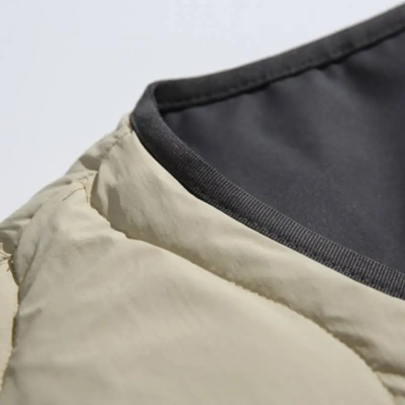 Casual Loose White Duck Down Jacket-9