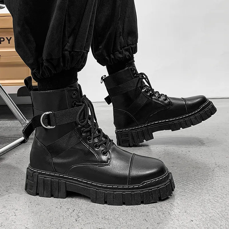 Trendy Waterproof Martin Boot-1