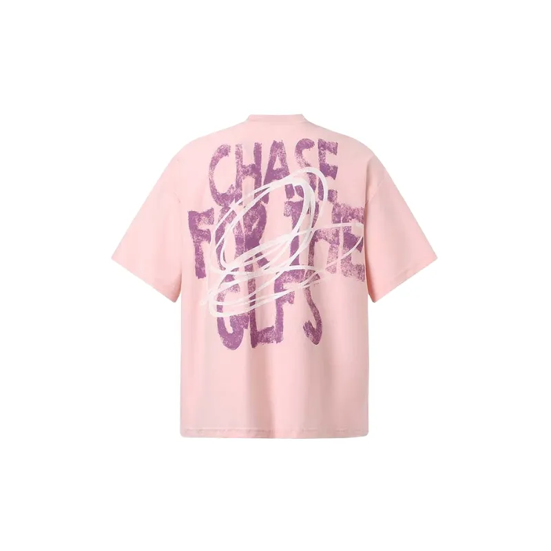Retro Loose Cotton Blended Fabric T Shirt-3