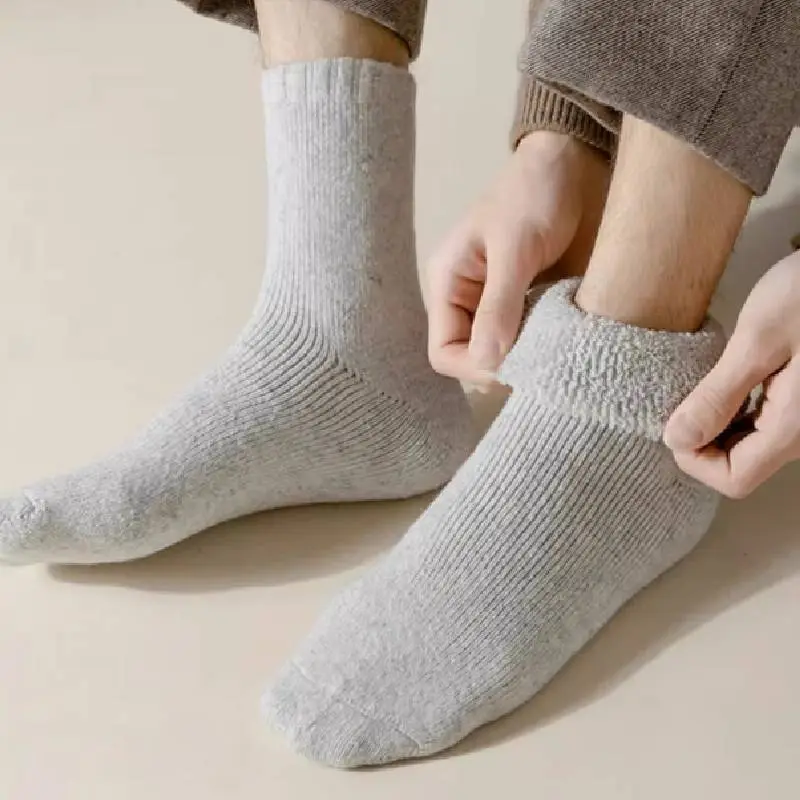 Fashionable Warming Mid Calf Sock-2
