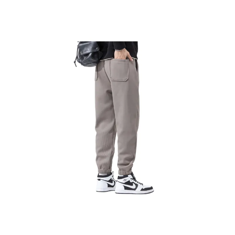 Fashionable Plain Jeans-5