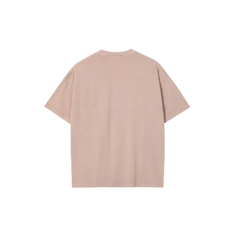 Washed Distress Cotton T Shirt-1