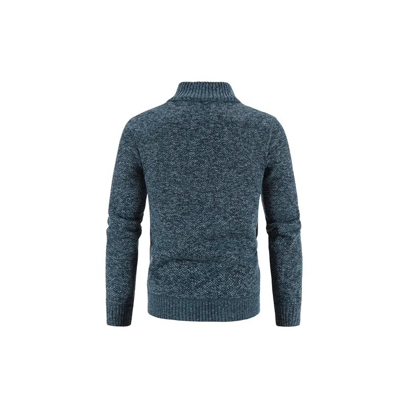Zipper Loose Sweater-11