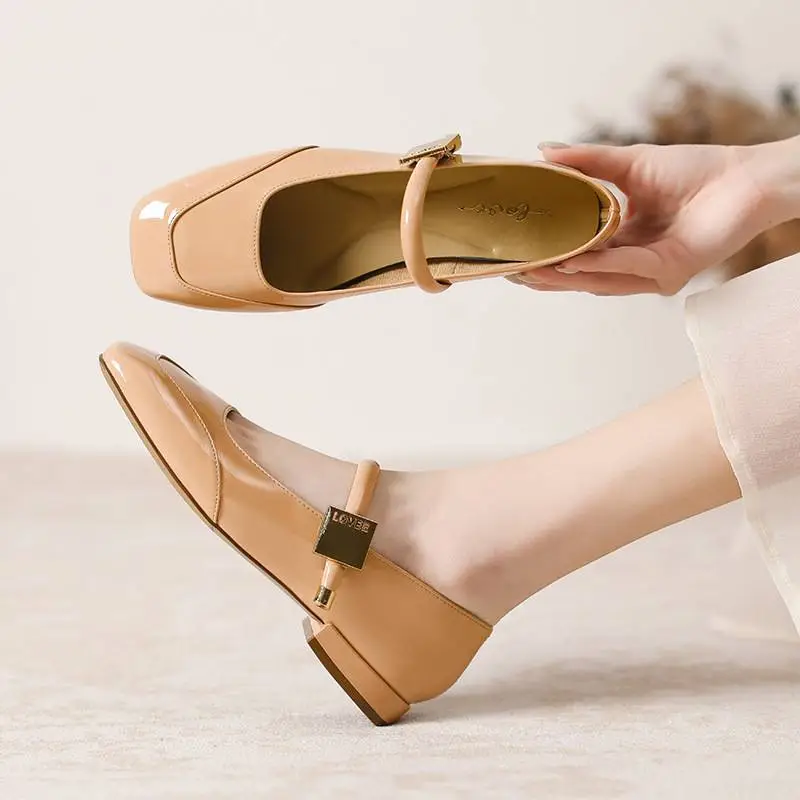 Casual Plain Mary Jane Shoes-12