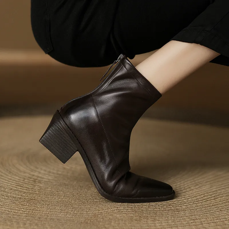 Simple Basics Ankle Boots-2