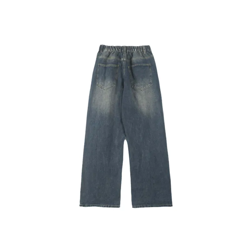 Straight Leg Loose Jeans-7