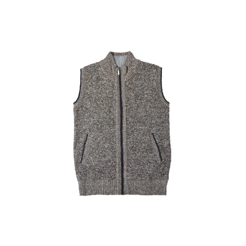 Casual Loose Cotton Blended Fabric Vest-7
