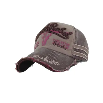 Retro Washed Peaked Cap