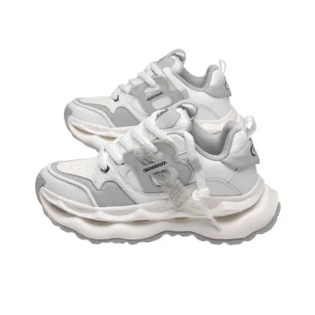 Vintage Torre Shoes Men's 2023 Winter New Thick soled Height increasing Sports Shoes All match Trendy Couple's Casual Shoes